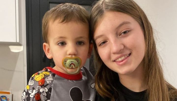 Luca Cubero le dio una lección de ingenio a su hermana, Allegra Cubero, y el momento sorprendió a muchos 