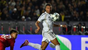 Kylian Mbappé con Real Madrid en Champions League