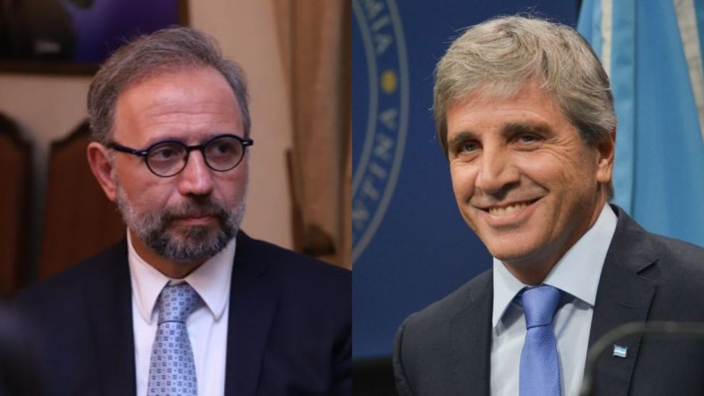 Gustavo Marangoni y Luis Caputo