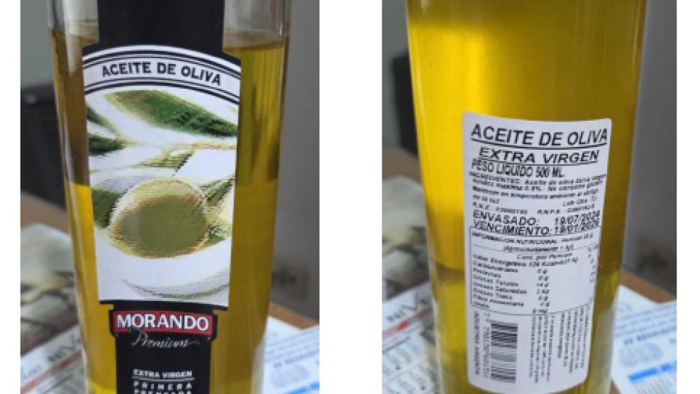 La Anmat prohibió la venta de dos aceites de oliva.