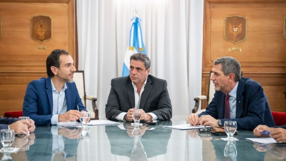 Lisandro Catalán, Pablo Petrecca y Luis Pierrini