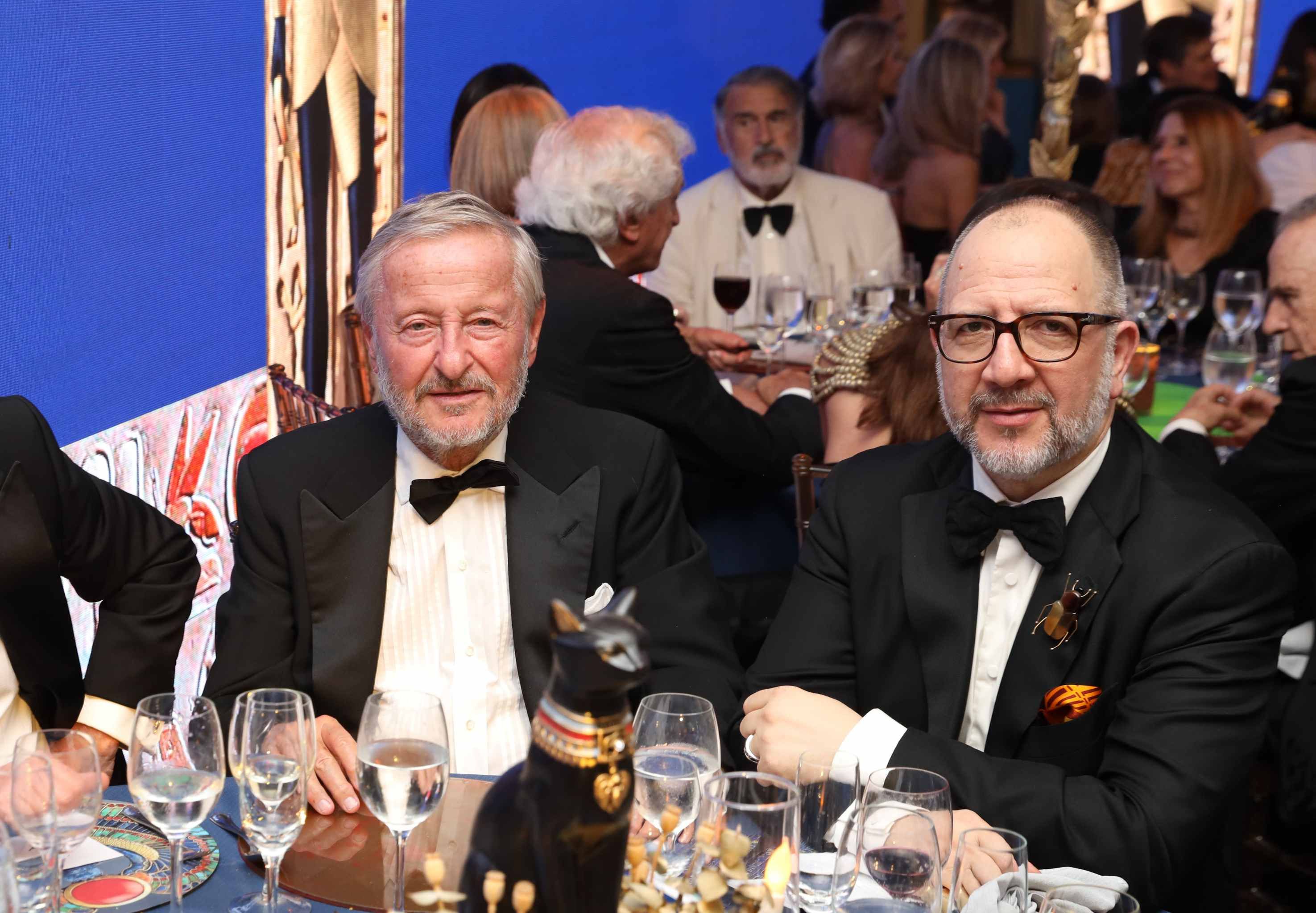 Cristiano Rattazzi y Fabián Perechodnik en "Una noche en el Antiguo Egipto", en el Bellas Artes.