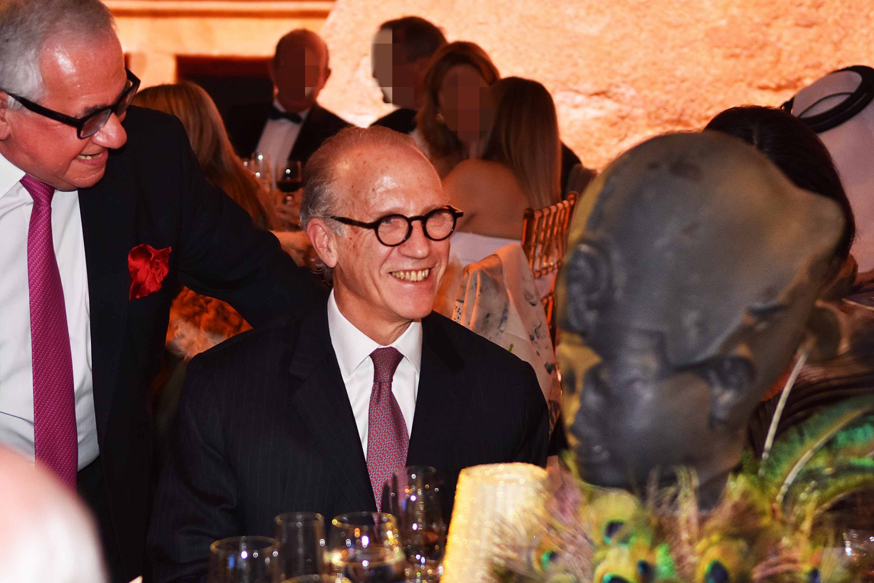 El juez de la Corte Suprema, Carlos Rosenkrantz en "Una noche en el Antiguo Egipto".