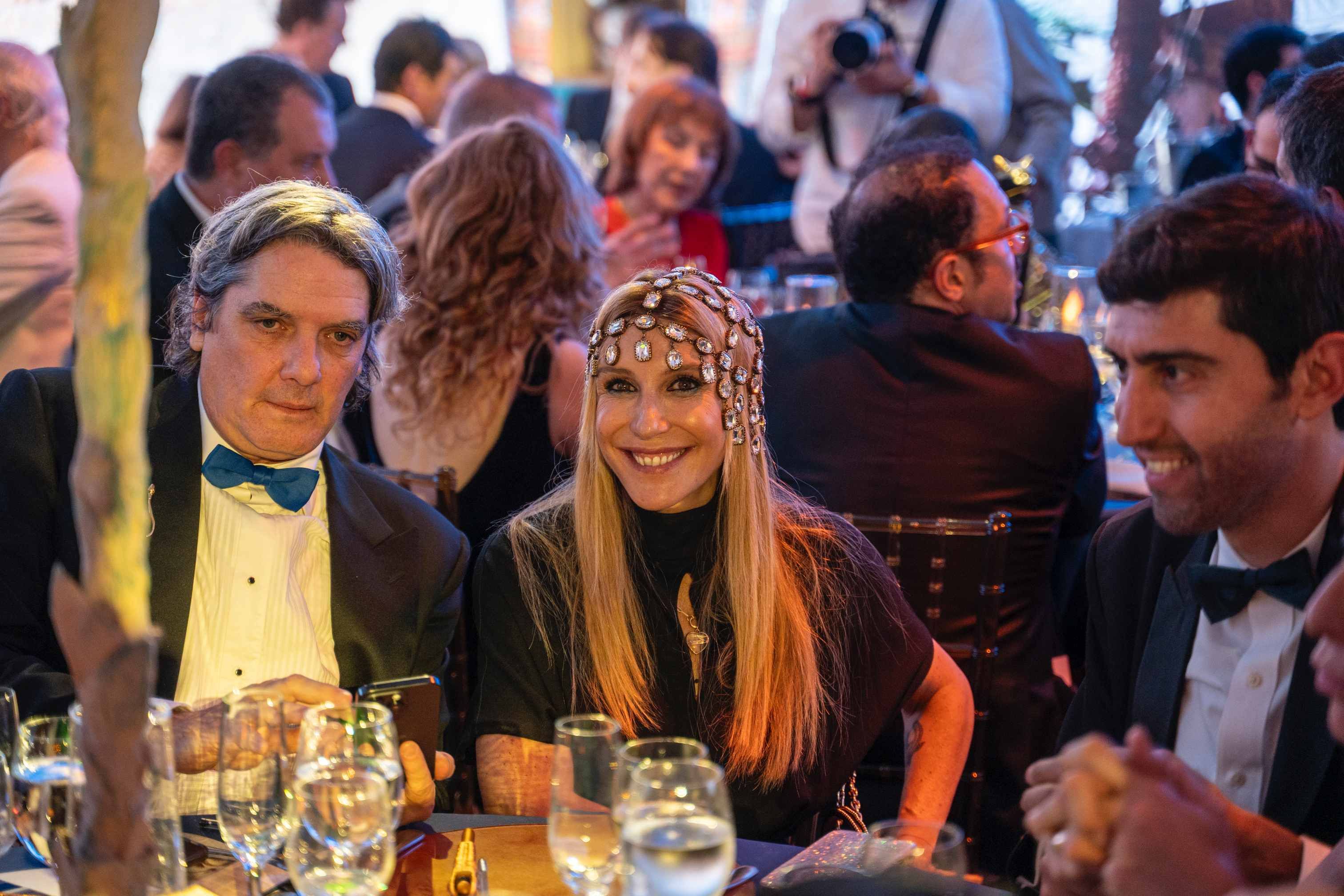 Amalia Amoedo en la cena anual de la Asociación de Amigos del Bellas Artes.