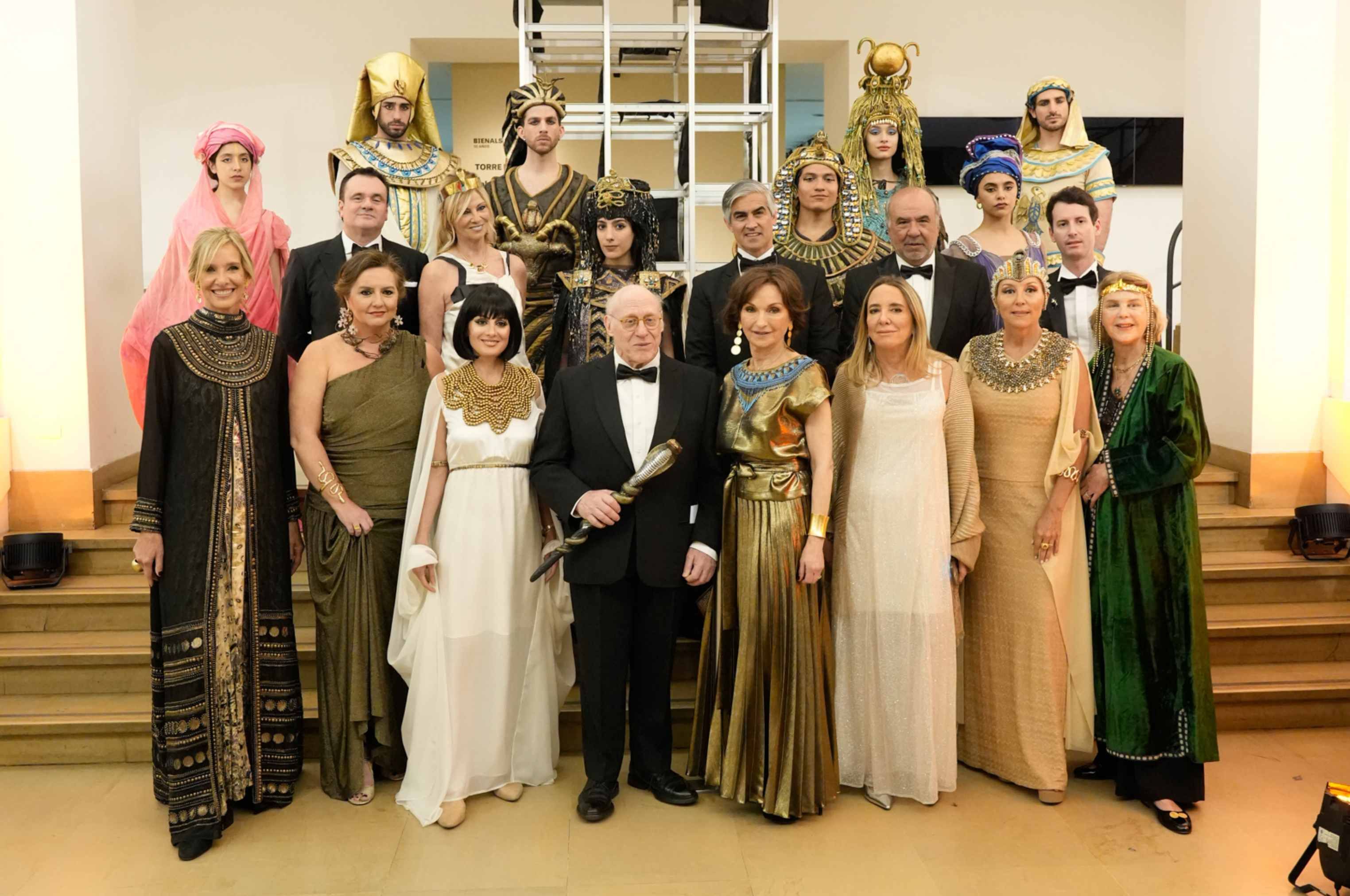 Los anfitriones de "Una noche en el Antiguo Egipto": la Asociación de Amigos del Bellas Artes.