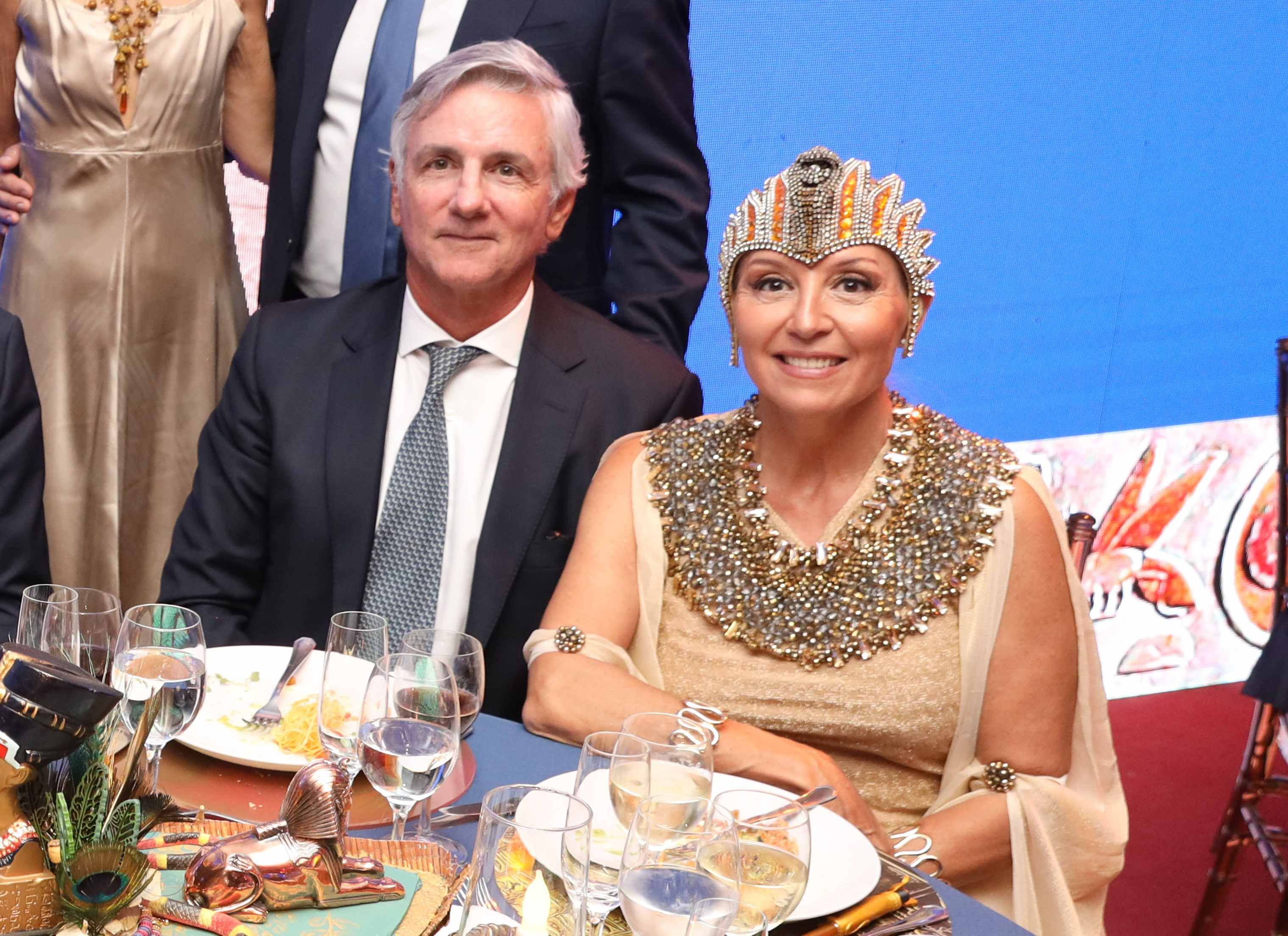 Alejandro Saguier y Daniela Marcuzzi de Saguier.