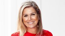 El tapado más original de Máxima Zorreguieta: color, estampado y elegancia en un solo look