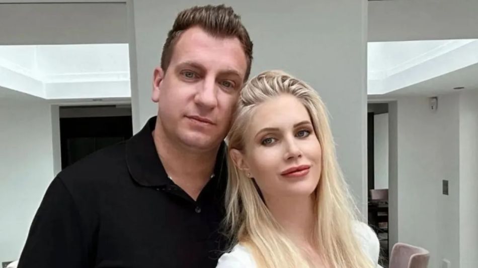 Maxi López y Daniela Christiansson
