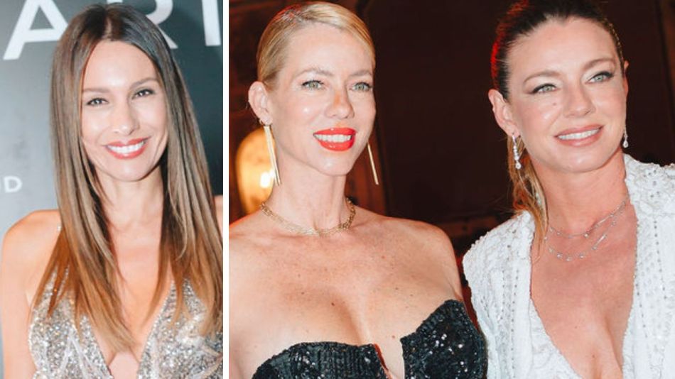 Pampita, Nicole Neumann y Gege Neumann