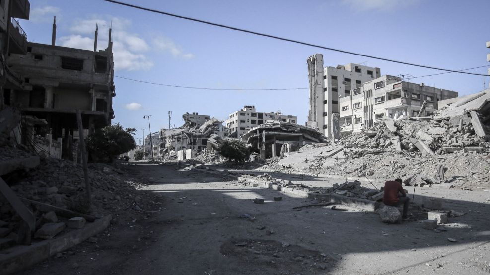 Gaza City as Trump, Netanyahu Agree to Gaza Plan