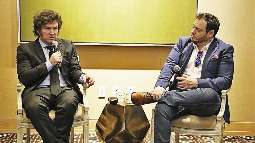 Demian Reidel y Milei 01102025