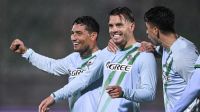 Giovani Lo Celso jugando para Betis en la Europa League