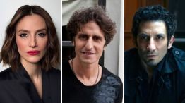 Diego Peretti, Monna Antonópulos y Juan Minujín