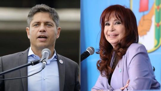 Axel Kicillof and Cristina Fernández de Kirchner STOCK