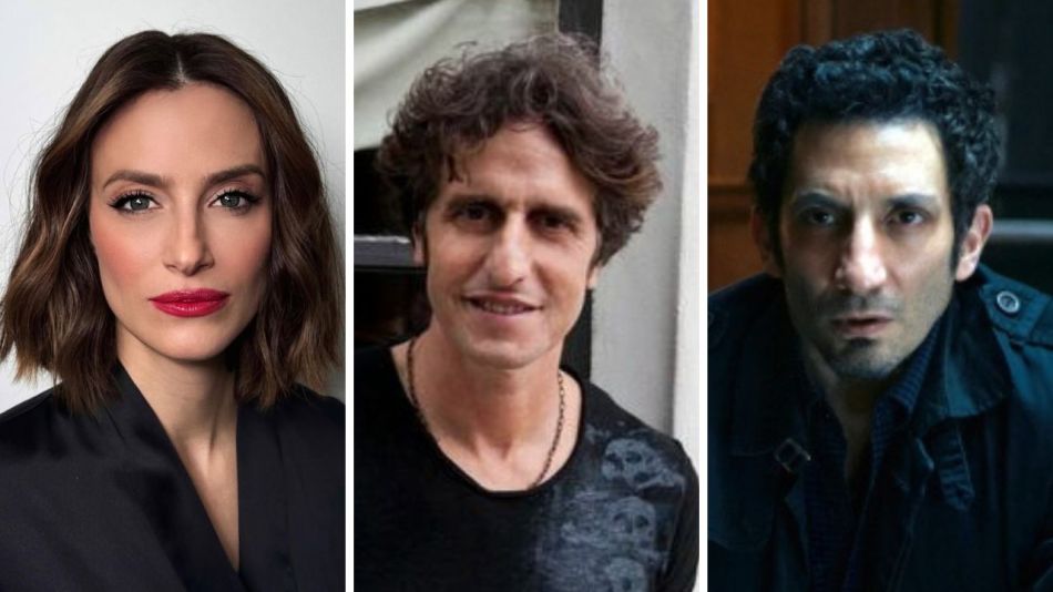 Diego Peretti, Monna Antonópulos y Juan Minujín