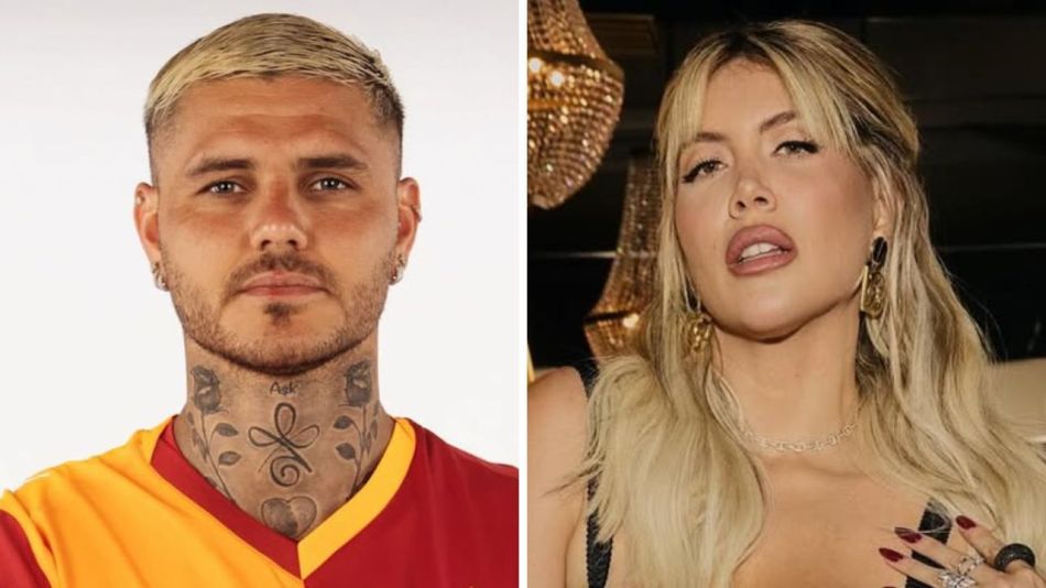 Mauro Icardi y Wanda Nara
