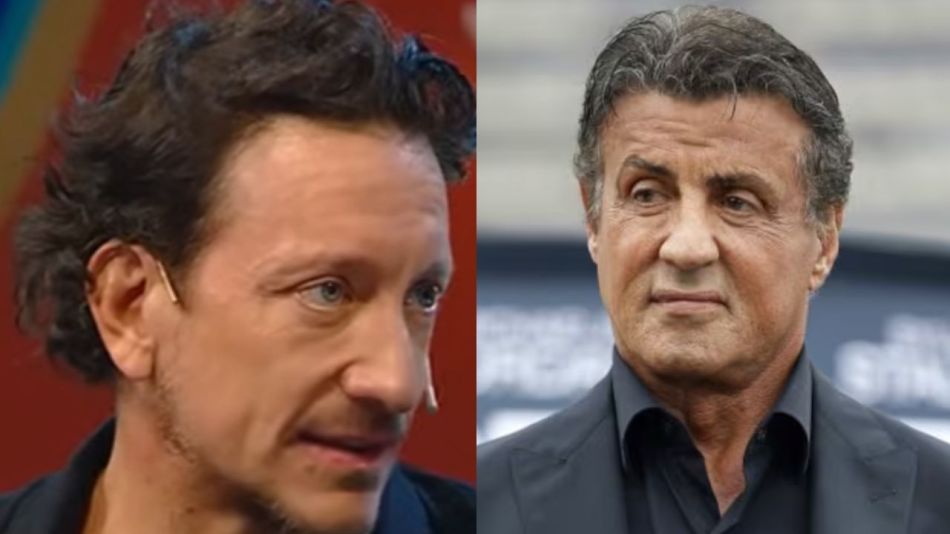 Nico Vázquez y Sylvester Stallone