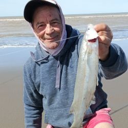 Cristian Navarro visitó la zona junto a Juan Ramón Speciale y disfrutaron de la buena variada que tiene la zona.