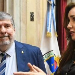 Victoria Villarruel y Jose Mayans | Foto:CEDOC