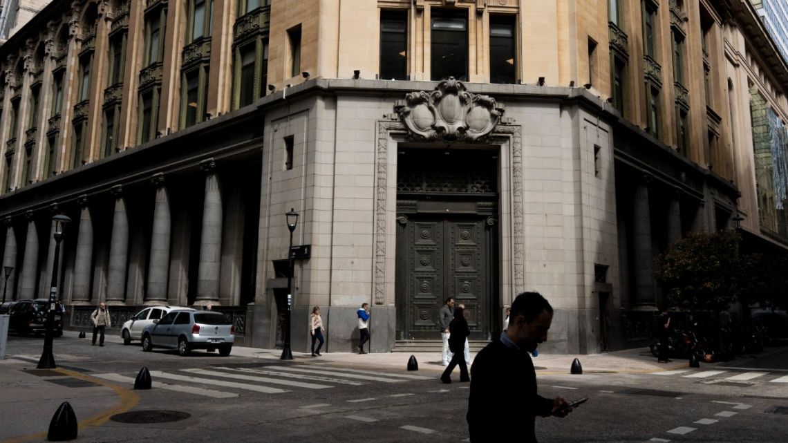 The financial district of Buenos Aires.
