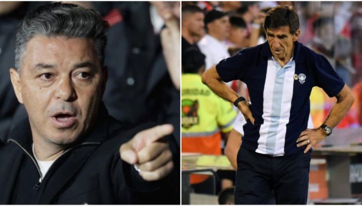 Marcelo Gallardo y Gustavo Costas