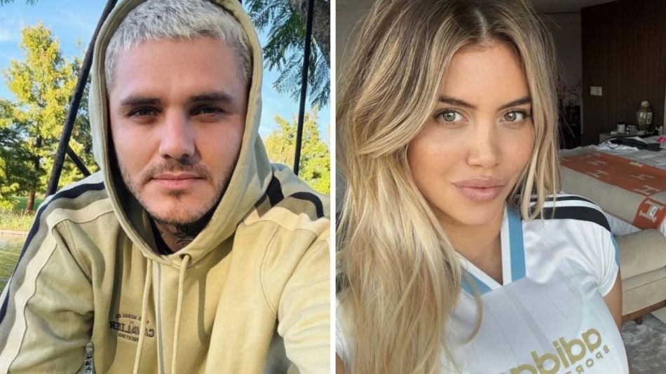 Mauro Icardi y Wanda Nara