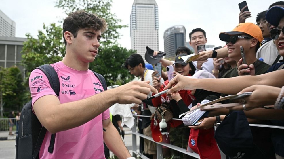 Franco Colapinto en el GP Singapur