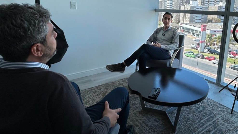 Lucas Péndola en el streaming de Punto a Punto