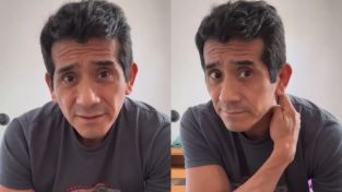 Osqui Guzmán tras ser agredido por una policía