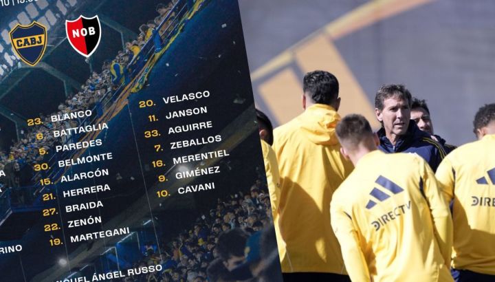 Boca convocados vs Newells