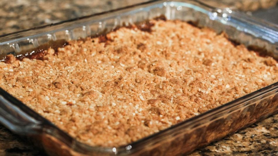 Crumble de manzana express