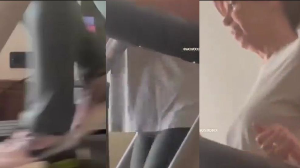 Cristina en la cinta