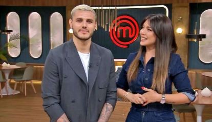 Wanda Nara y Mauro Icardi en MasterChef