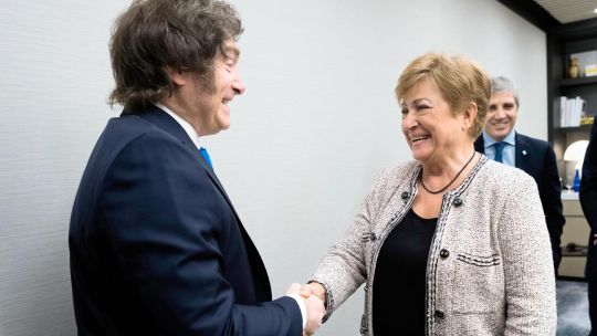 Kristalina Georgieva respaldó a Javier Milei: "Todavía hay un fuerte apoyo para una economía normal"