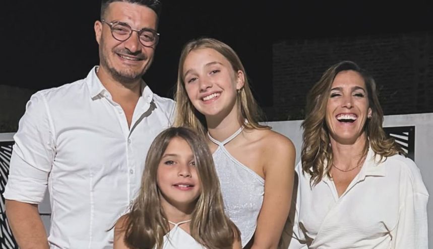 Soledad Pastorutti y su familia