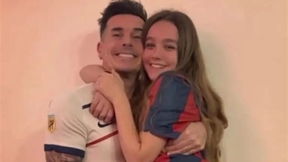 Hernán Caire y su hija Valentina