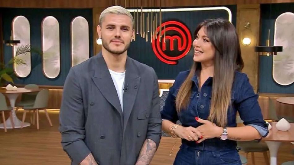 Wanda Nara y Mauro Icardi en MasterChef