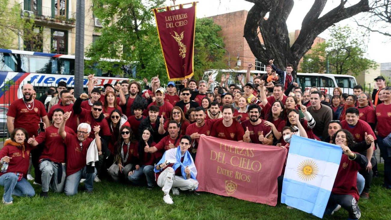 Acto de Milei en el Movistar Arena  previa.