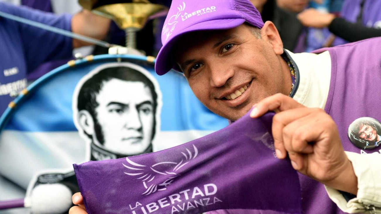 Acto de Milei en el Movistar Arena  previa.