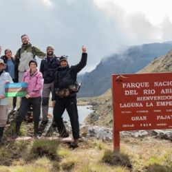 El equipo de investigación del Parque Nacional Río Abiseo.
