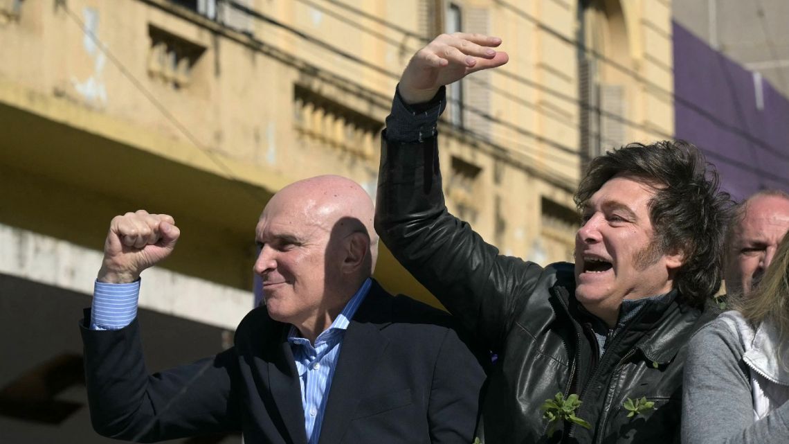 José Luis Espert and President Javier Milei.