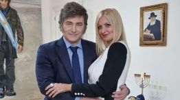 Yuyito González y Javier Milei