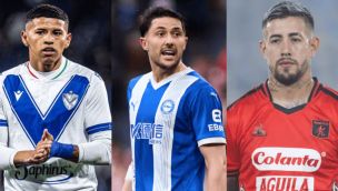 Imanol Machuca, Facundo Garcés y Rodrigo Holgado