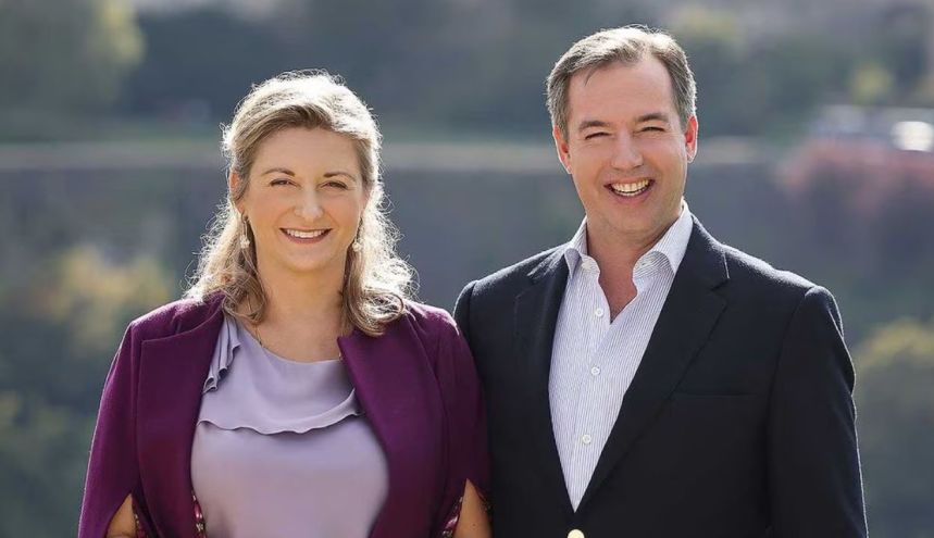 Guillermo y Stéphanie de Luxemburgo