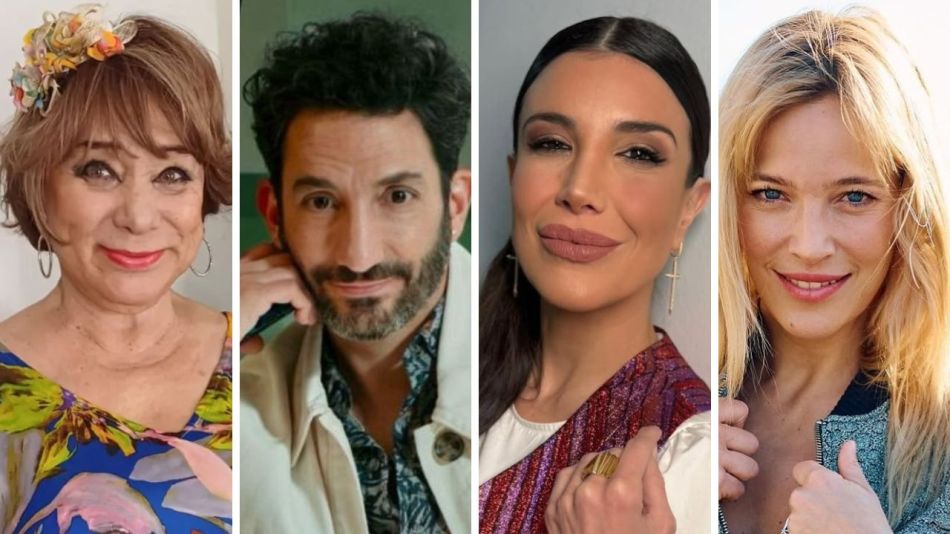 Betiana Blum, Juan Minujín, Andrea Rincón y Luisana Lopilato 