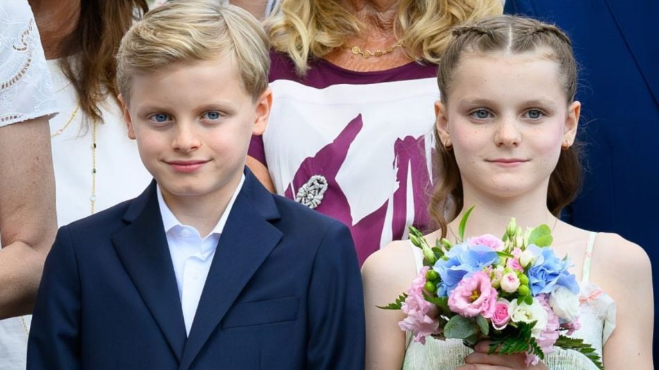 El príncipe Jacques y la princesa Gabriella