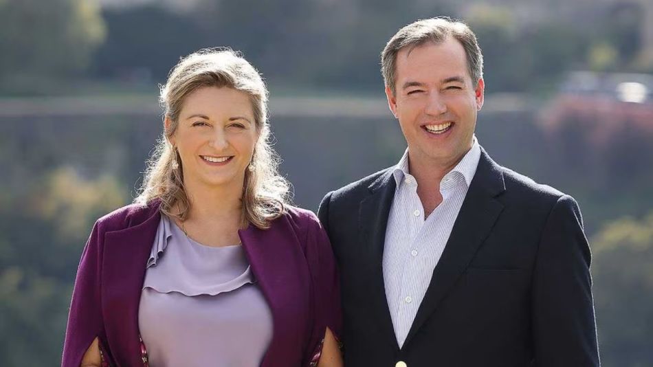 Guillermo y Stéphanie de Luxemburgo