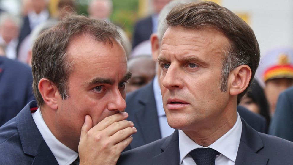 Sébastien Lecornu y Emmanuel Macron 06102025