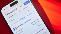 The Polymarket website. 