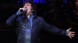 Javier Milei en su show en el Movistar